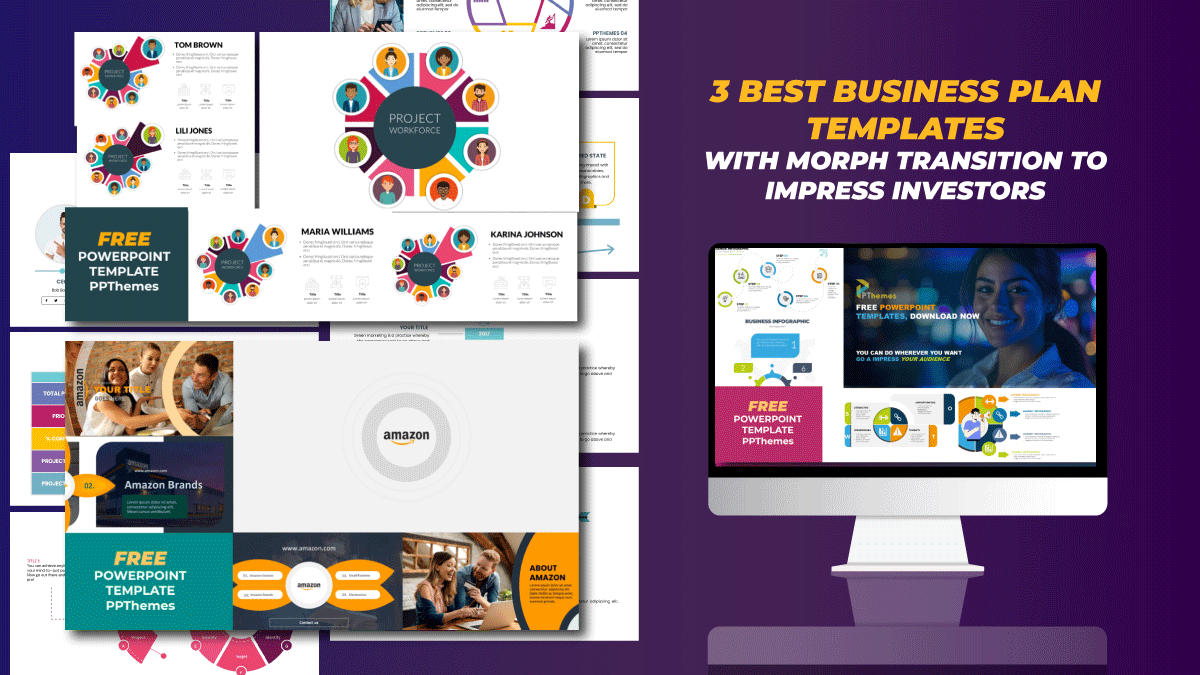 3 Best Business Plan Templates with Morph Transition to Impress Investors
