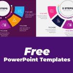 5 steps powerpoint infographic free