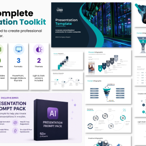 Business Presentation Template Bundle – 302 Slides