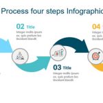 Process four steps Infographic