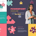 Puzzle PowerPoint Templates with morph transition by PPThemes