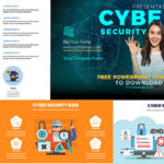 Cyber security presentation template in PowerPoint