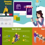 preview ecommerce and logistic powerpoint templates