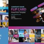 Professional flip card powerpoint template by ppthemes
