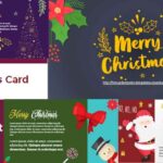 Free Christmas Card to edit in PowerPoint Templates
