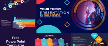 Powerpoint template for Thesis presentation by PPThemes
