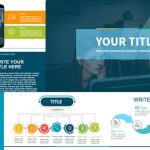 Blue powerpoint templates for business
