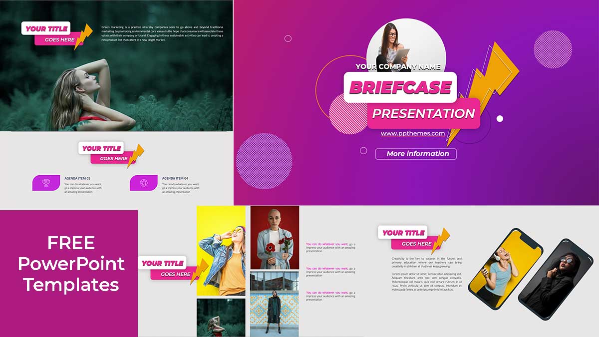 briefcase powerpoint template presentation