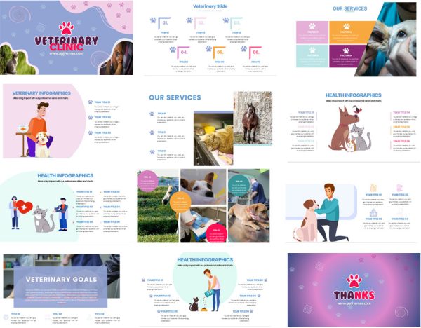 FREE Veterinary Clinic PowerPoint Templates Presentation 2021 2022